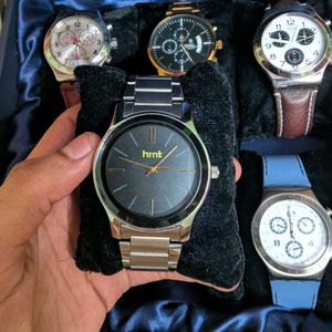 Simple Watch With Black Dial