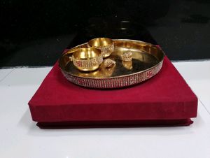 Brass Thali Set