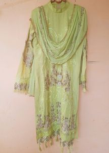 NEW PAKISTANI HEAVY WORK 3 PCS SUIT SET