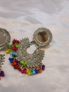 Colorful Jhumka Earrings