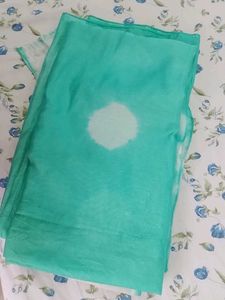 Women&#39;S Cotton Mirror Work A-Line Kurta &amp; Dupatta