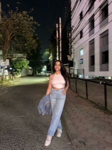 Denim Aesthetic Outfit Full With Top