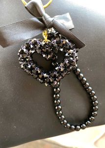 Black Beauty Beads Bag Charm
