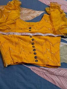 Pure Fabric  Croptop N Silk  Dupatta