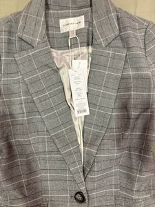 Forever New Grace check blazer