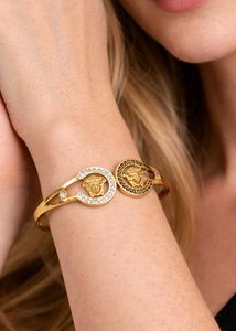 Versace 18k Gold Plated Cuff