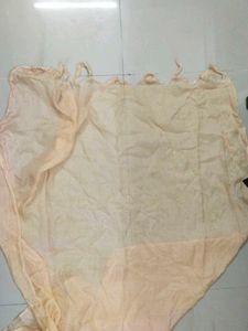 Beige Fringed Duppata