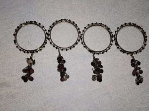 Black Stones Bangles