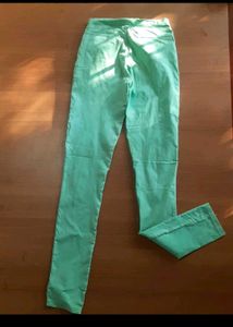 Aqua Colored Skinny Jeans
