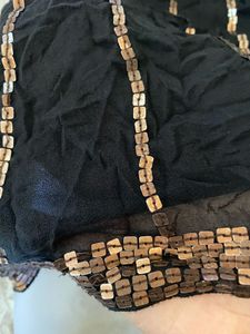 Y2K Black Embellished Top