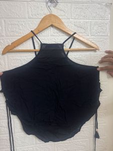 Black Halter Top