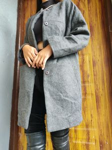 Korean Dark Grey Coat