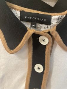 Polo Tee Lace Detail