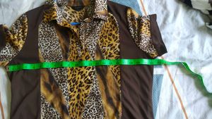 Animal Print Shirt Bust 42