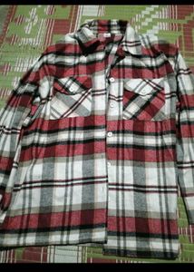 plaid flannel unisex shirt winter