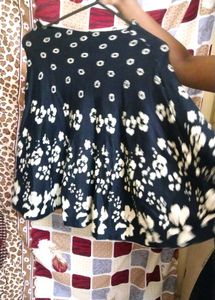 Floral Print Skirt
