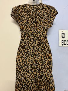 Pintrest Leopard Print Maxi Dress