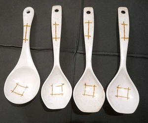 Serving Bowl Set Plastic Minimalistic