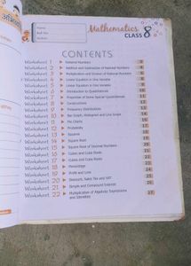 Worksheet Book For Students