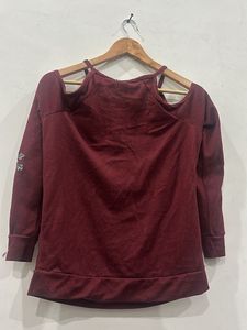 Winter Wear Off Shoulder Stylish Top