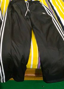 Fleeced Adidas Black Track Jacket for men