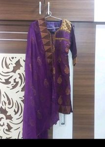 Purple Heavy Salvar Suit Sale