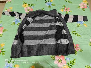Striped Knit Cardigan