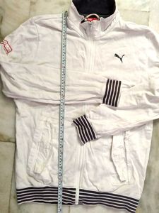 Puma White Zipper Original