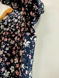 Women Dark Blue Printed Top