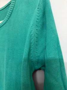 Striped Sleeve Knit Top