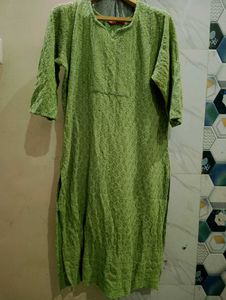 Beautiful Pistachio Kurti💚