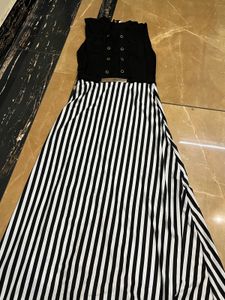 Black White Women Dress