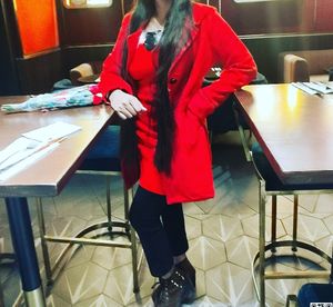 Red Long Coat