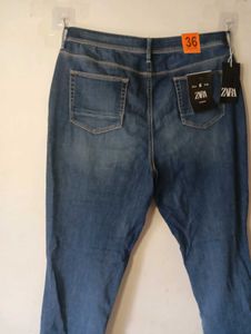 Cropped Denim Jeans