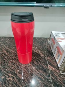 Red Travel Mug With Grip