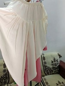 Embroidery Work Kurti With Dhoti