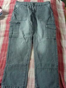 Cargo Denim Pants