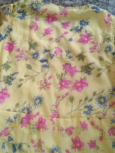 Floral Print Kurta