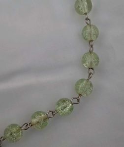 Lime Green Beaded Bracelet