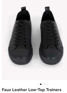 Primark Faux Leather Training Sneakers