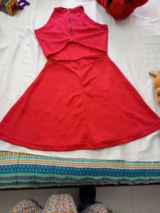 Cute Red Halter Dress❤️