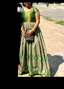 Long Ethnic Gown Full Flair