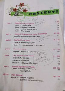 Botany Textbook - Intermediate First Year