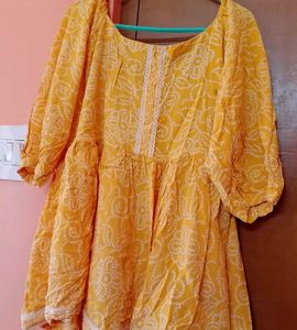 Floral Yellow Top