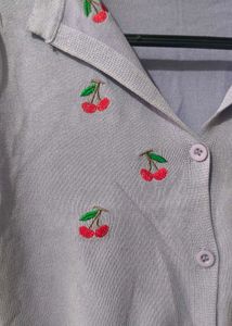 Cute Cherry Cardigan Top💜