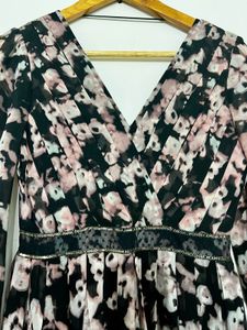 Floral Print Long Sleeve Dress