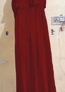 Red Spaghetti Strap Dress