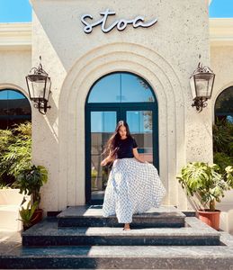 Flowy Floral Maxi Skirt