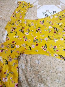 Floral Yellow Dress