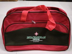 Red Gym & Travel Bag